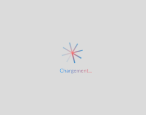 Exemple d'animation de chargement spinner responsive en HTML et CSS avec gradient